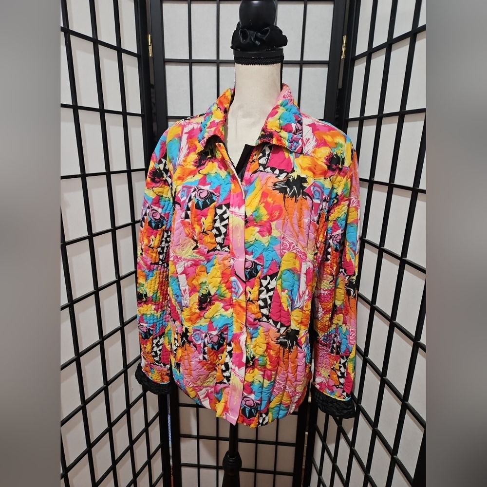 UbU Classic Origional Reversible Multi-Color & Black Size XL Jacket